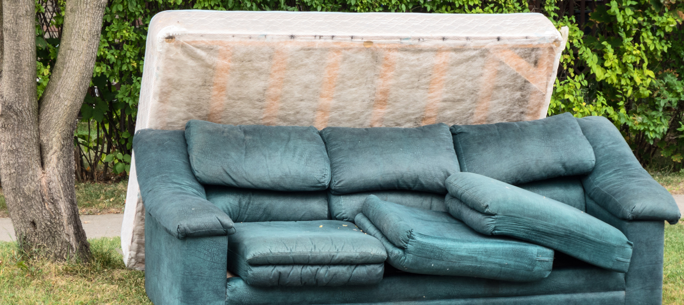 Abandoned Mattress and Couch